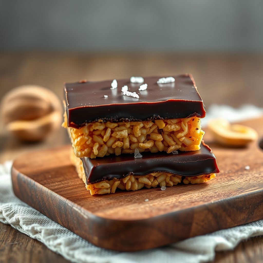 no bake chocolate peanut butter crunch bars