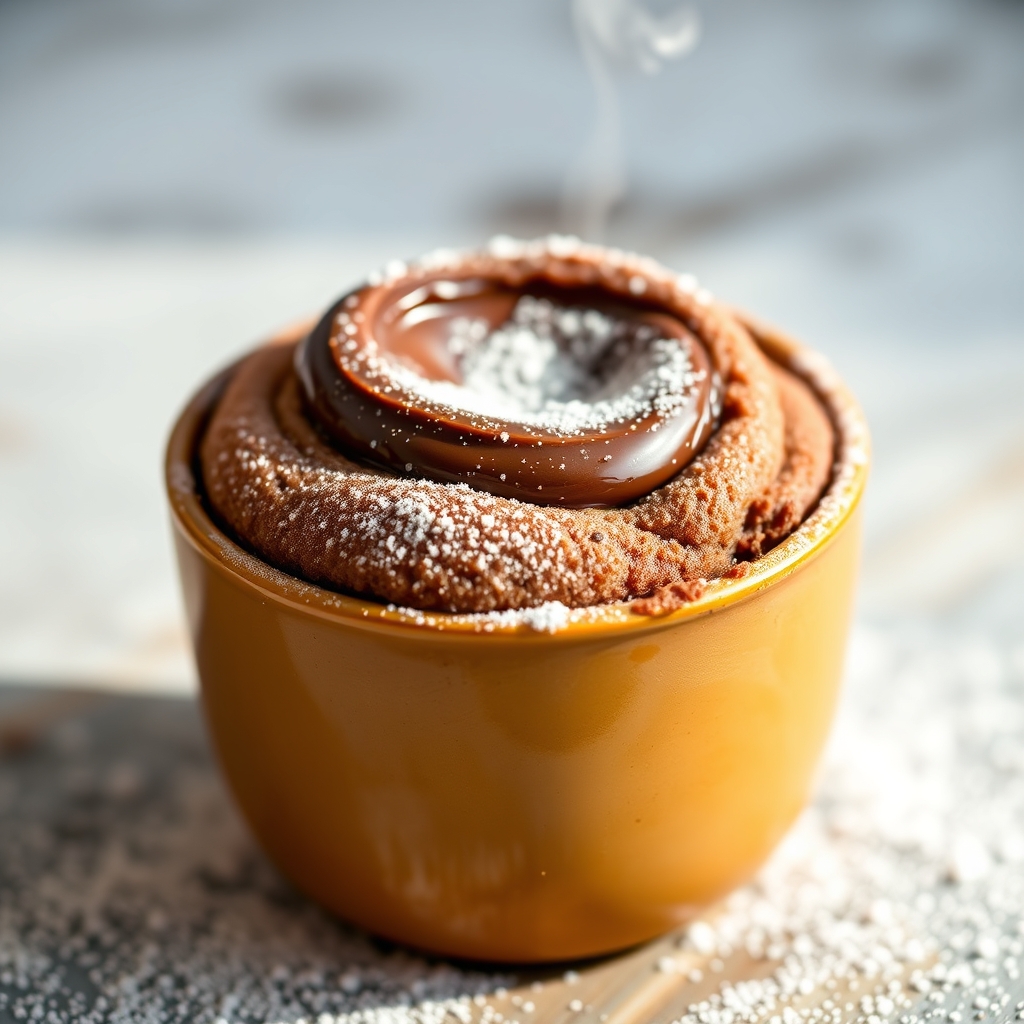 3 ingredient nutella mug cake
