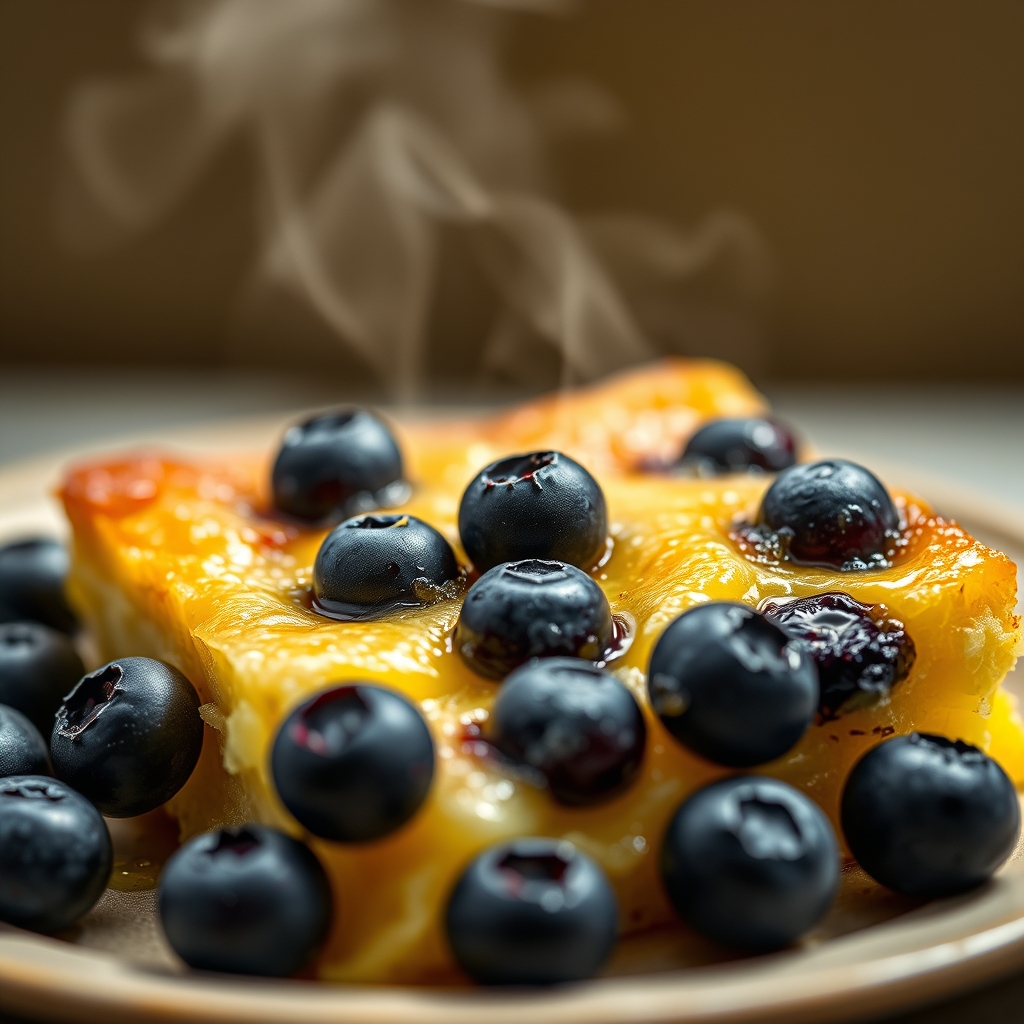 lemon blueberry dump cake