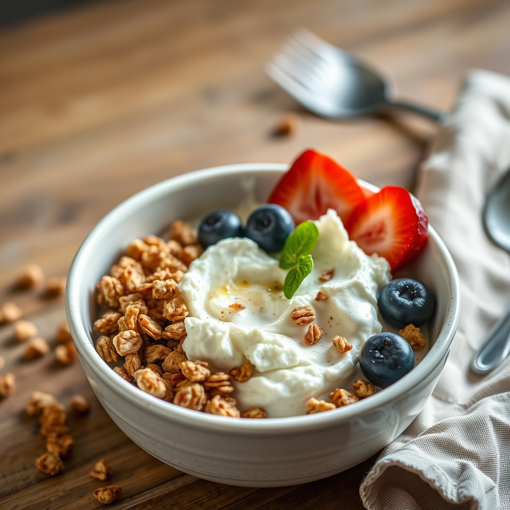 savory cottage cheese breakfast bowl
