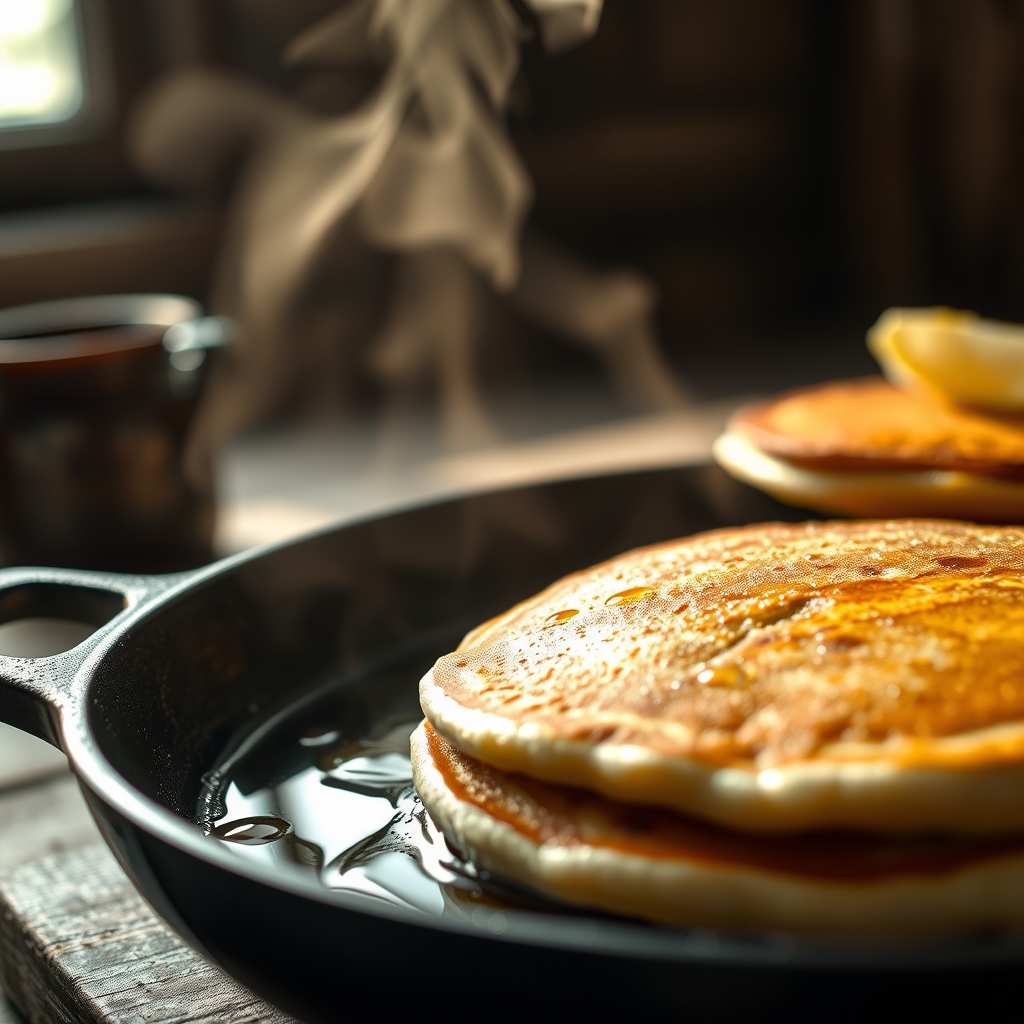 silver dollar banana oat pancakes